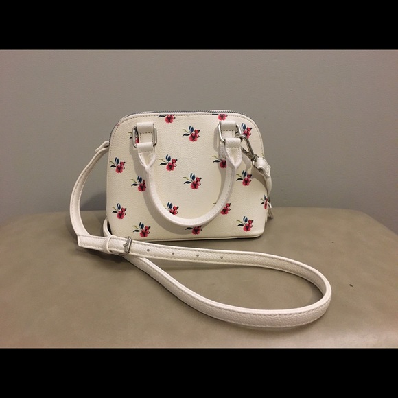 Betsey Johnson mini dome satchel floral pattern - Picture 2 of 4